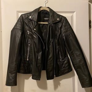 Barney’s leather jacket